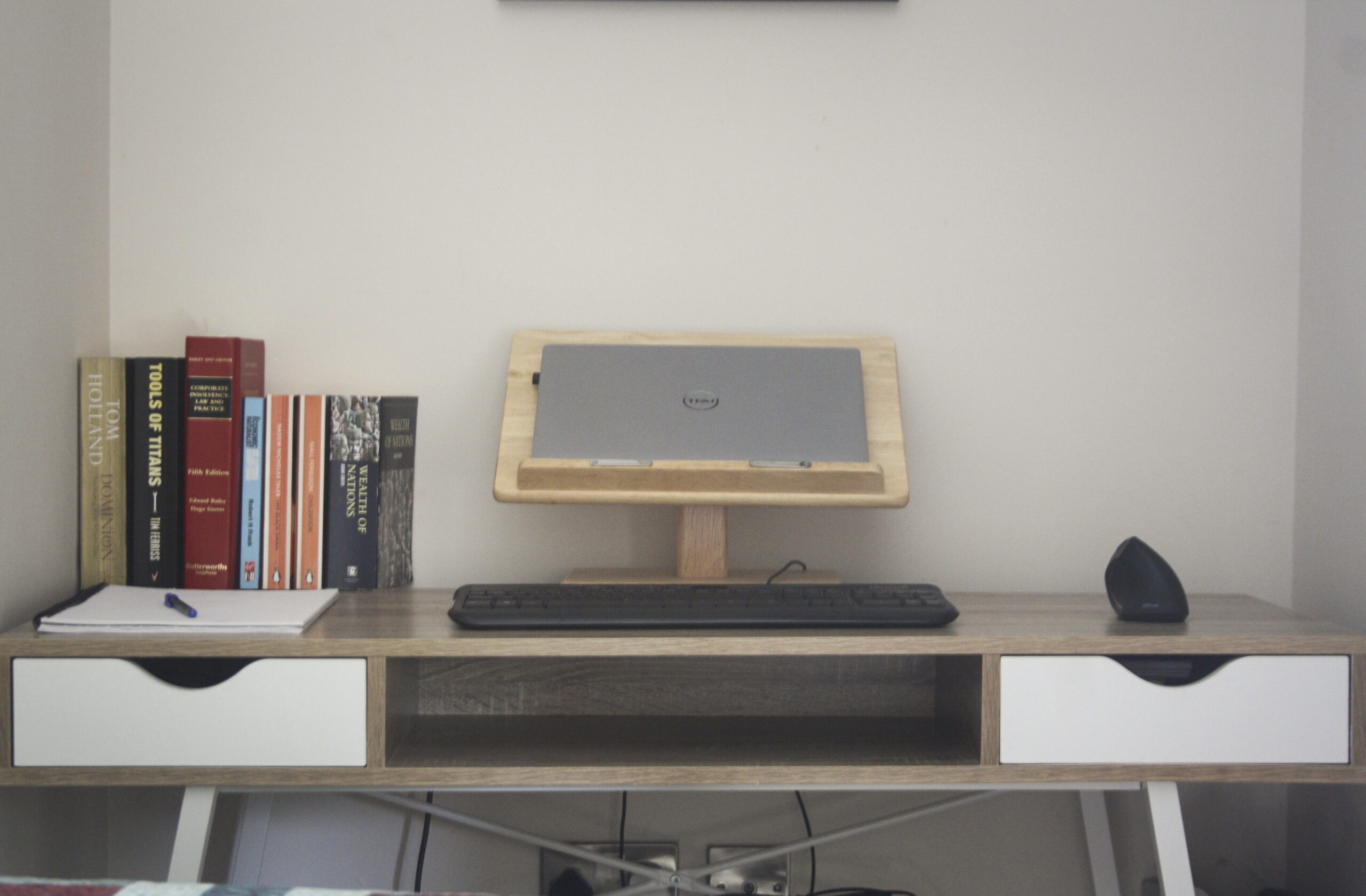 Desk area which is organised well which is another service we can do.